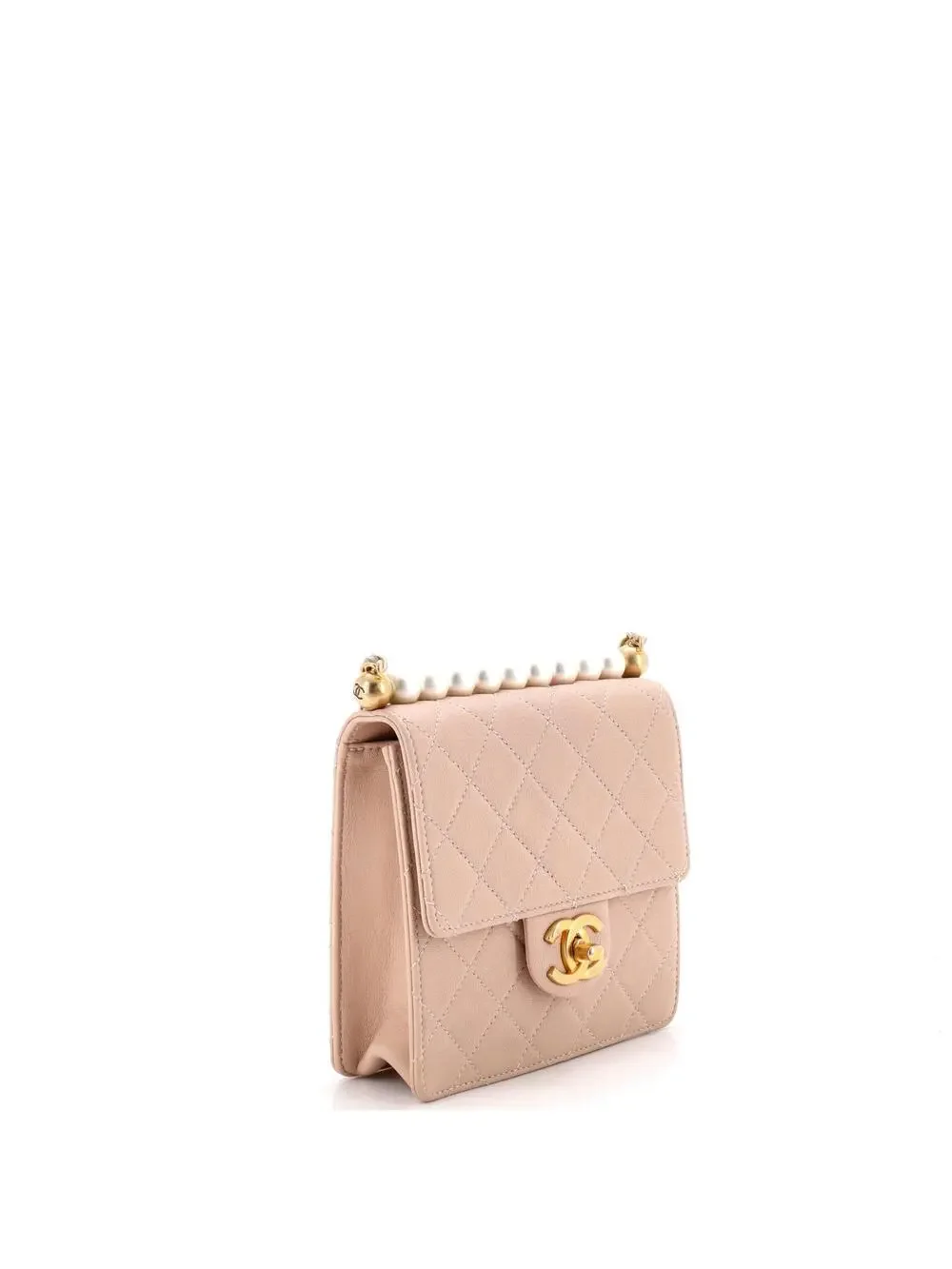 Chanel Chic Pearls Flap Bag Quilted #277153C29B